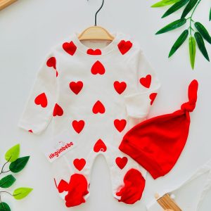 سرهمی قلبی جورابدار با کلاه