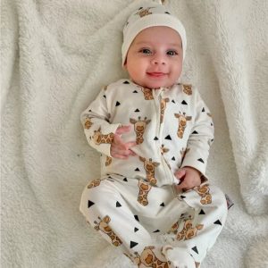 سرهمی و کلاه زرافه سفید