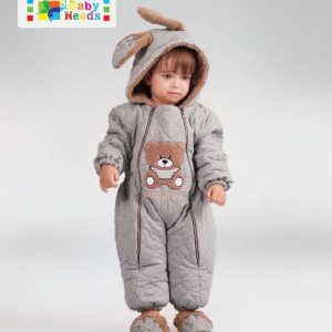 کاپشن کتان تدی و پاپوش