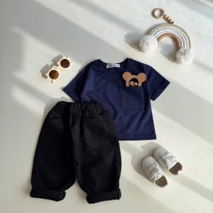 تیشرت نخ پنبه یقه گرد