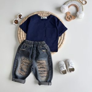 تیشرت نخ پنبه یقه گرد