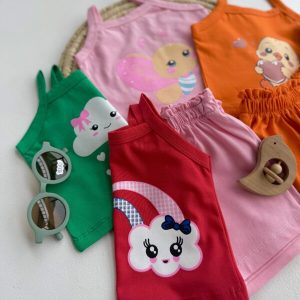 کراپ و شورتک نخ پنبه