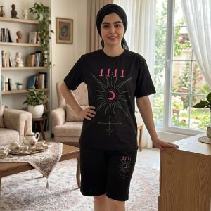 تیشرت و شلوارک نخ پنبه بزرگسال